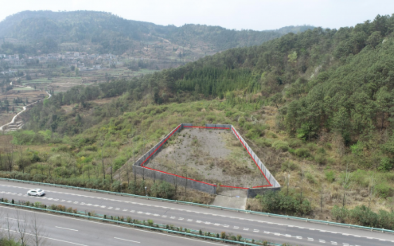 烏沙隧道出口100米上行